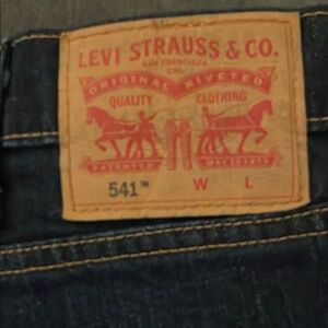 Levi's Men's Dark Blue Slim Straight Jeans